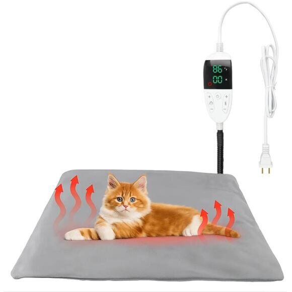 Cat Bed Heated Cat Bed for Indoor Cats & Small Dogs, Waterproof Dog - Picture 2 of 7